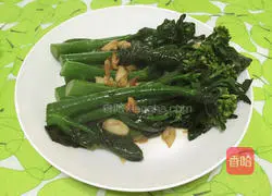 Illustration of stir-fried kale 10