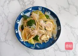 Illustration of how to make cold konjac and cucumber 14