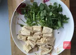 Illustration of how to make yuba, fungus and cucumber 5