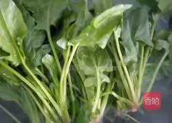 Illustration of how to make cold spinach 2