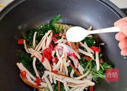 Illustration of how to make stir-fried dried malan 10