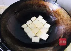 Illustration of how to make salt-fried tofu 2
