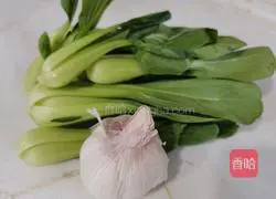 Illustration of how to stir-fry Xiaotang vegetables with lard residue 1