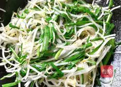 Stir-fried leeks Illustration of how to make bean sprouts 7