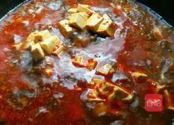 Illustration of how to make spicy tofu 8