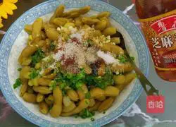 Illustration of how to mix edamame knots 13