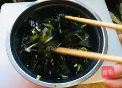 Illustration of how to make cold wakame 4