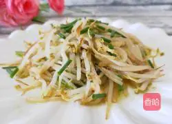 Illustration of how to make stir-fried bean sprouts 7