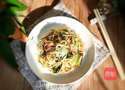 Yinya fried vermicelli Illustration of practice 17