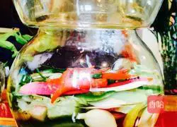 Illustration of how to make Sichuan pickles 13