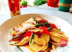 Illustration of how to make cold vegetarian chicken 7