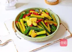 Illustration of how to make cold cucumber 17