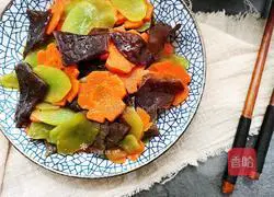 Illustration of how to cook lettuce and fungus 12