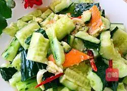 Illustration of how to make garlic cucumber 6