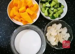 Mango, Cucumber and Lily Recipe Illustration 3