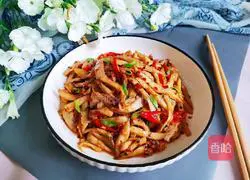 Illustration of how to make stir-fried king oyster mushrooms 14