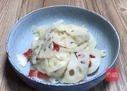 Illustration of how to make fried lotus root slices 8