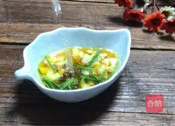 Illustration of how to make cold loofah 13