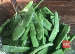 Illustration of how to make double pepper green beans (weight loss version) 1