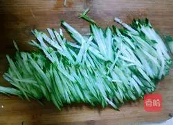 Illustration of how to make cucumbers mixed with thousands of pieces#lightfoodreducefat#4