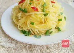 Illustration of how to make stir-fried shredded radish 6
