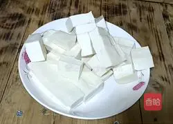 Illustration of how to make pepper and sesame tofu 1