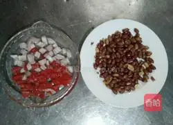 Illustration of how to soak peanuts in vinegar 2