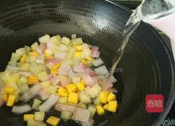 Illustration of how to cook broccoli with potatoes, sweet potatoes and sweet potatoes 9