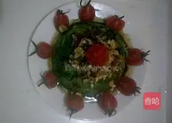 Spicy oil mixed with spinach Practice illustration 11