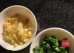 Illustration of how to make eggplant and lotus root 2