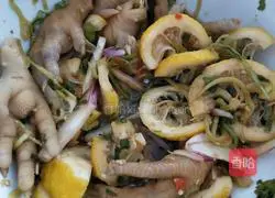 Illustration of how to make spicy chicken feet with lemon, garlic and garlic 8