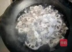 Sweet and sour lotus root strips Illustration of how to do it 5