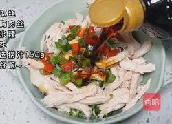Illustration of how to make chicken breast with cucumber and juice 4