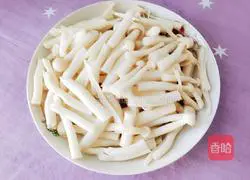 Oil-consuming seafood Mushroom recipe illustration 3