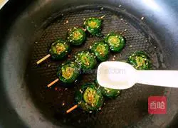 Illustration of grilled leeks 15