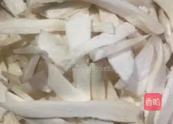 Illustration of how to make red oil King Oyster Mushroom 2