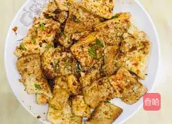 Illustration of how to make sizzling tofu 5