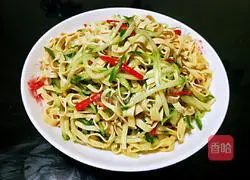 Illustration of how to make cucumbers mixed with thousands of pieces#lightfoodreducefat#17