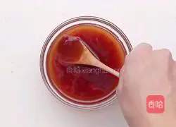 Illustration of how to make sweet tofu in sauce 2