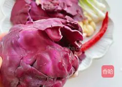 Hot and sour purple cabbage recipe 2