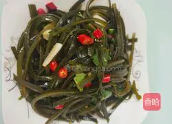 Illustration of how to make spicy and sour kelp shreds 6