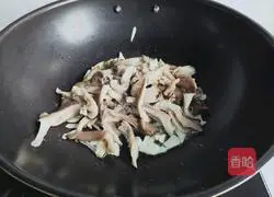 Illustration of how to make fried rapeseed with fresh mushrooms 6