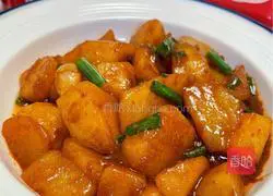 Illustration of how to make braised potatoes with sauce 11