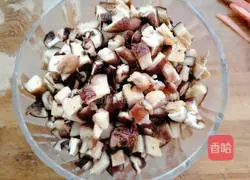 Illustration of how to make braised tofu with mushrooms 3