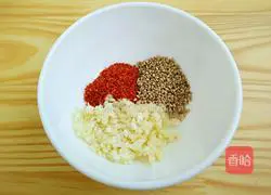 Garlic paste Illustration of how to make white meat 3