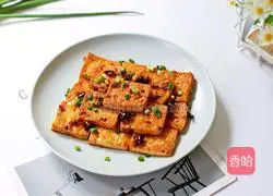 Illustration of how to make dry tofu 13