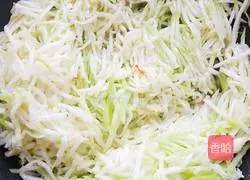 Illustration of how to make stir-fried pu melon silk 7