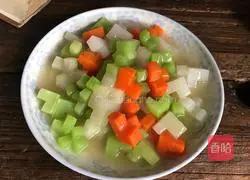 Three-color auspicious recipe illustration 15