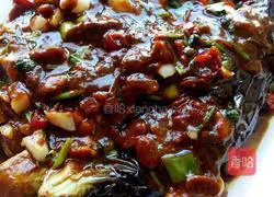 Illustration of how to make sauced eggplant 16