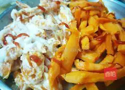 How to make yogurt and sweet potato chips platter Illustration 12